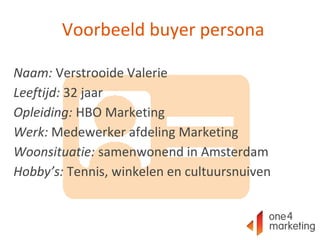 Alle ins & outs over Buyer Persona's Slide 24