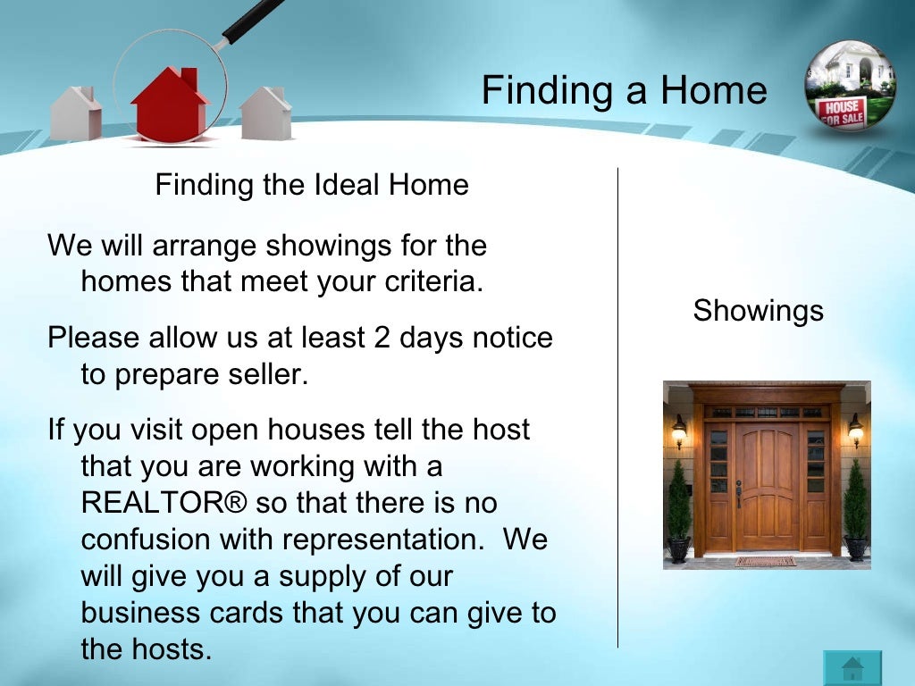 home buyer seminar powerpoint presentation