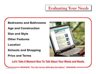 Evaluating Your Needs




©
 