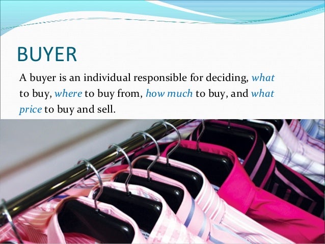 fashion buyer