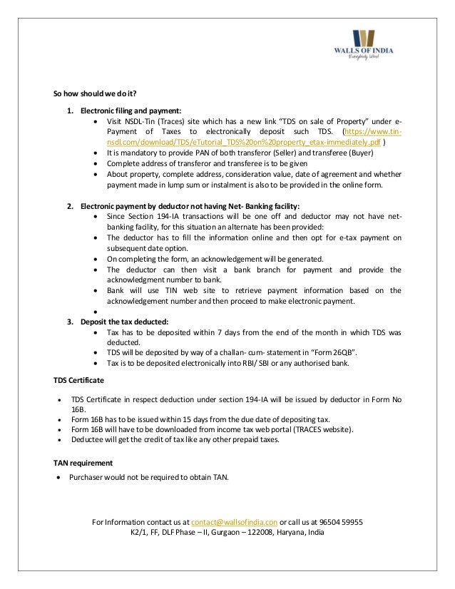 Tds Deduction Rules - Docx Download