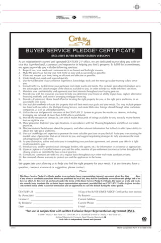 Buyer Service Pledge