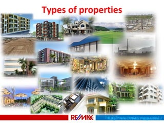 Types of properties
http://www.remax-mgm.com/http://www.remax-mgm.com/
 
