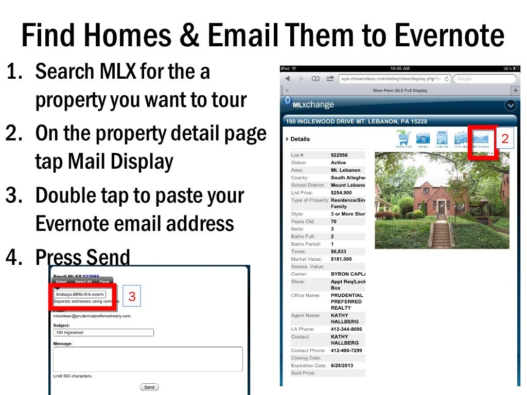 Find Homes & Email Them