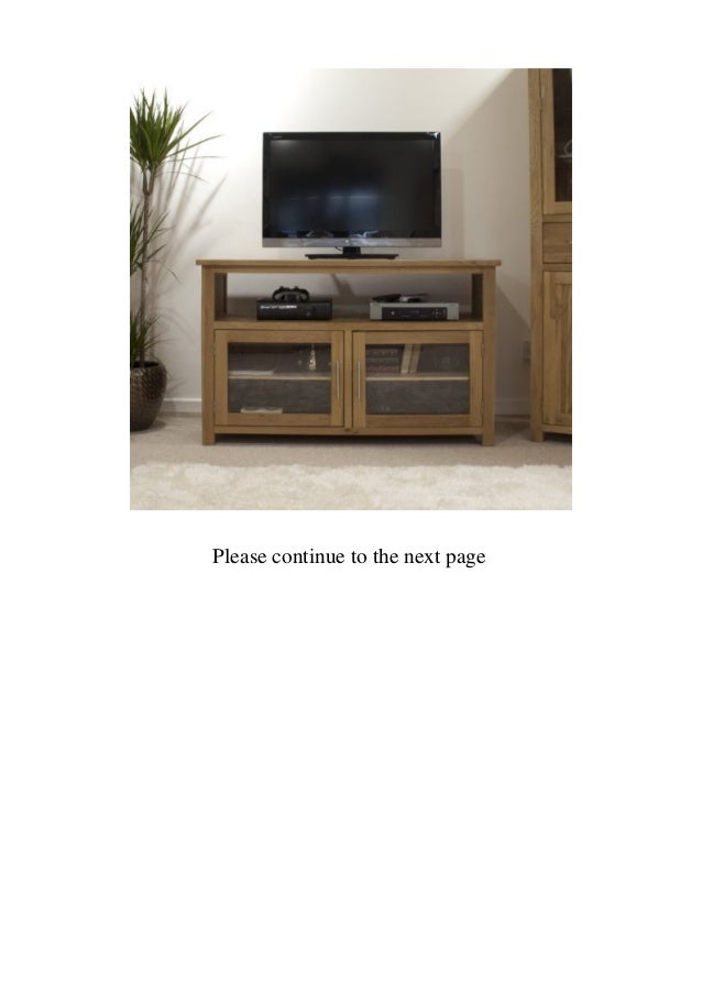 Buy Eton Solid Oak Furniture Tv Cabinet Stand Entertainment Unit Buy