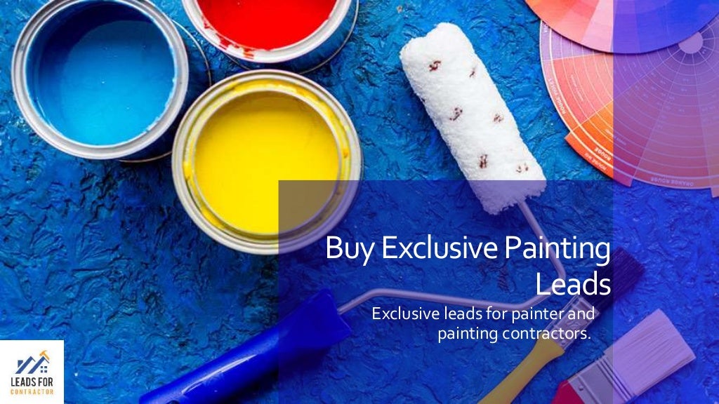 Buy exclusive painting leads