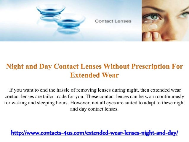 buy extended wear contact