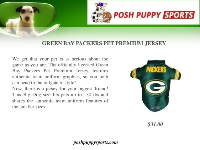 packers dog jersey