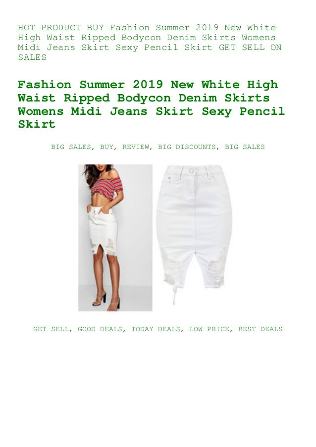 denim skirts summer 2019