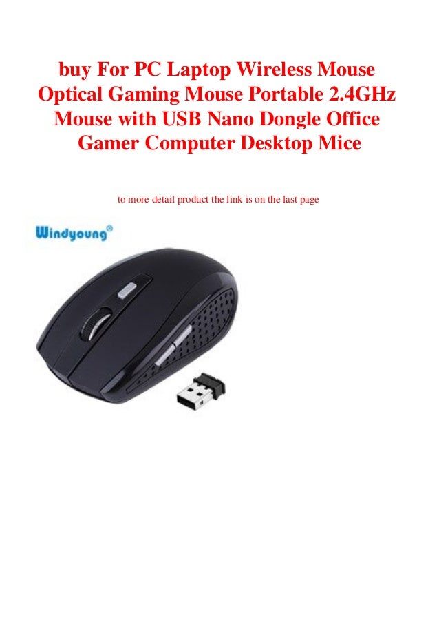2.4GHz Wireless Mouse Portable Optical Gaming Mouse Mice for Laptop Computer BU