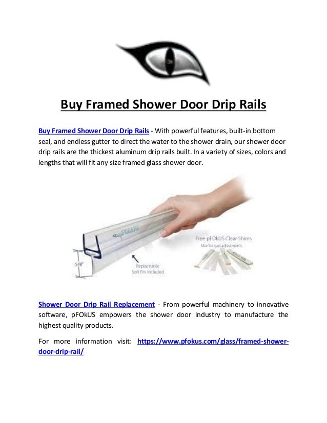 Buy Framed Shower Door Drip Rails