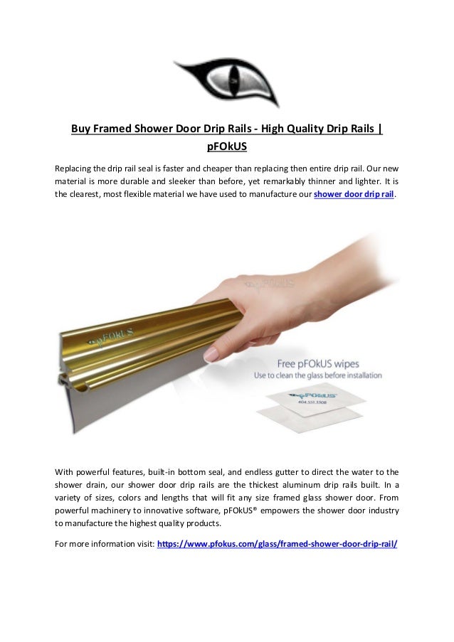 Buy Framed Shower Door Drip Rails
