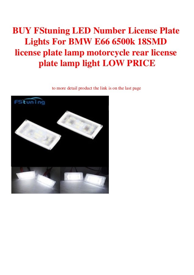 license plate light price