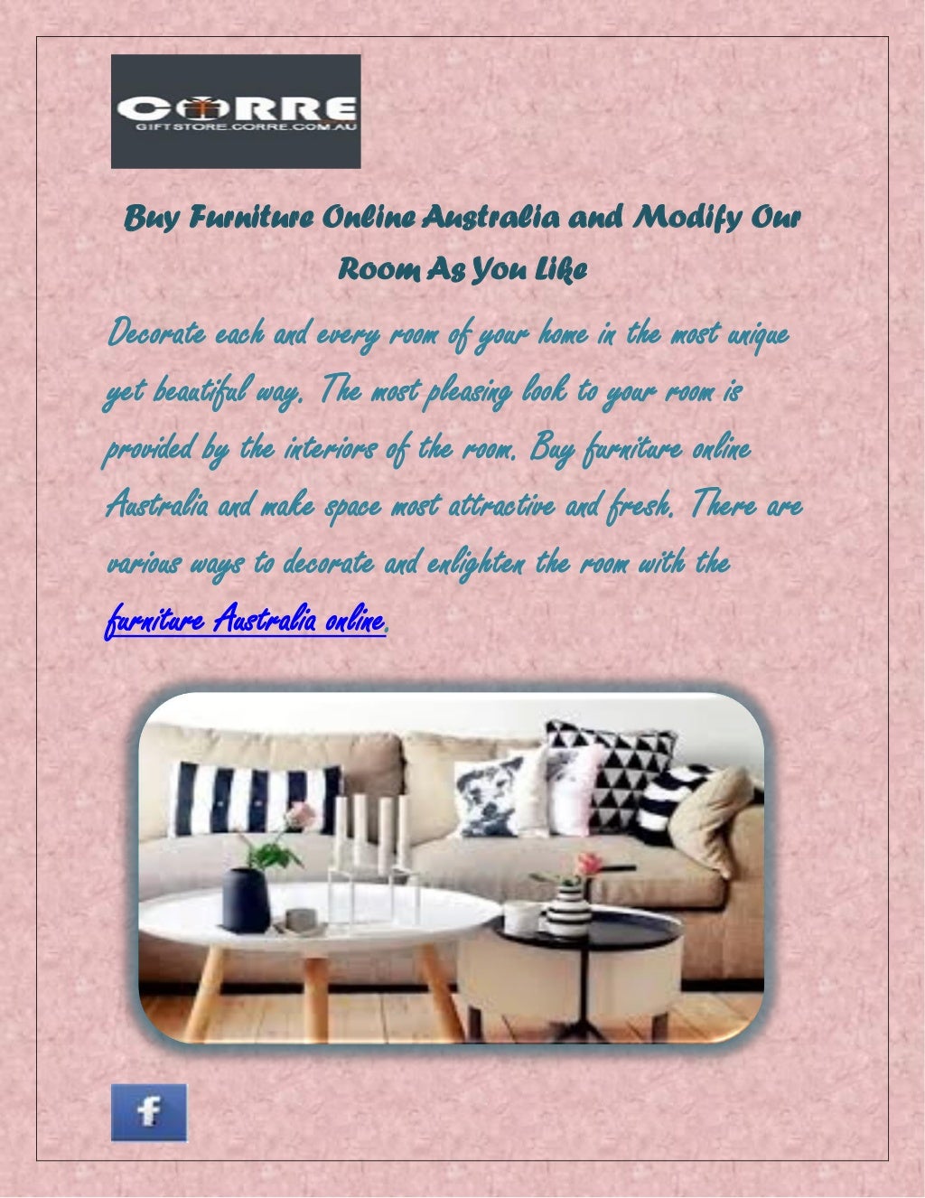Buy Furniture Online Australia and Modify Our Room As You Like