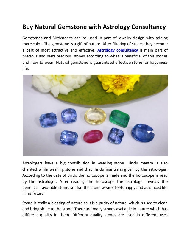 Buy Gemstones Online With Astrology Consultancy slideshare