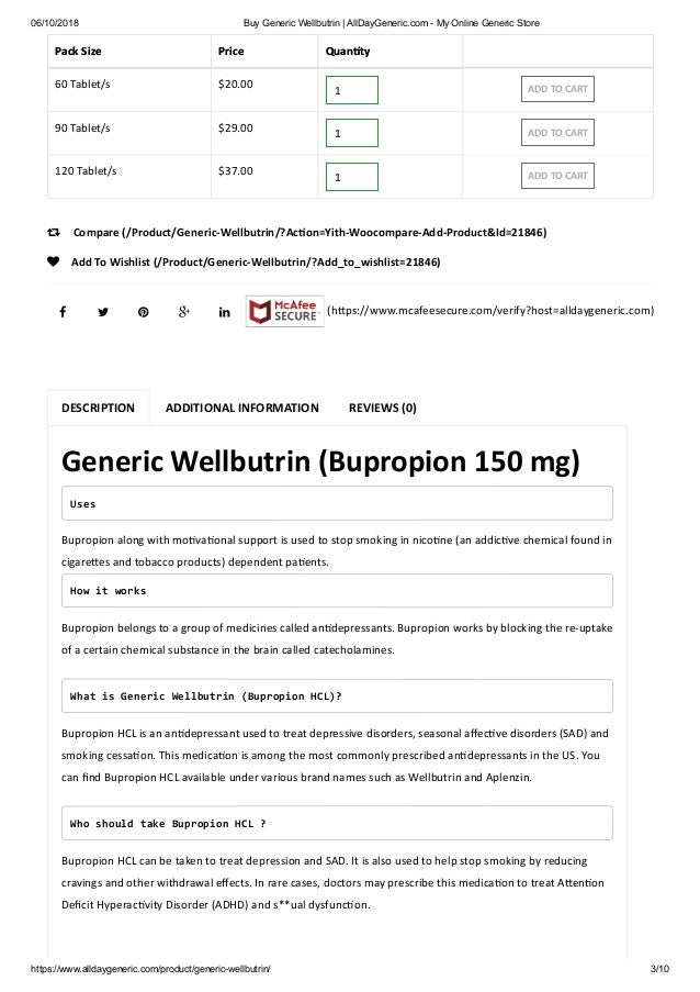 Price of zyban generic