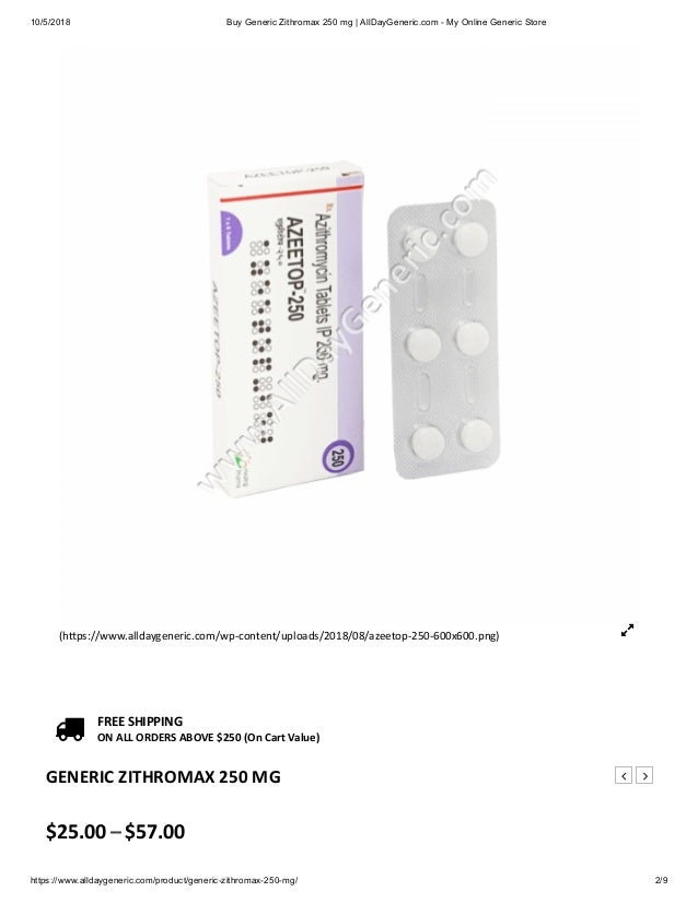 Buy zithromax 250 mg online