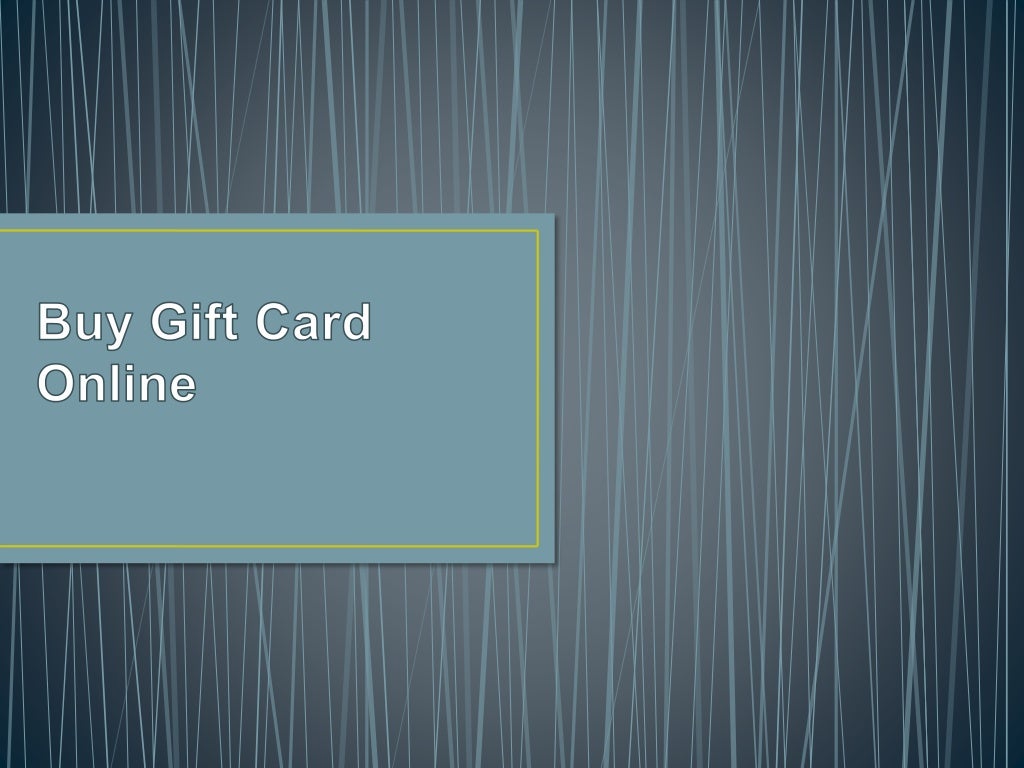 Buy Gift Card Online