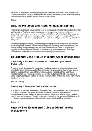 Buy GitHub Account Ecosystems and Project Management Integration. | DOCX