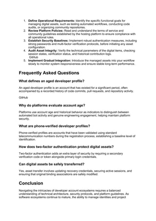 Buy GitHub Account Ecosystems and Project Management Integration. | DOCX