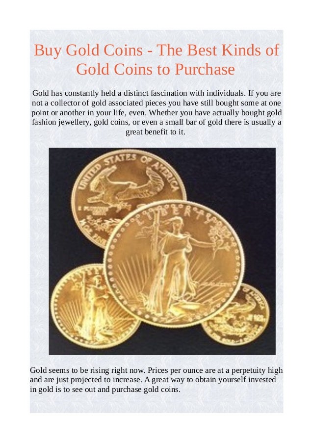 Best option to buy gold coin