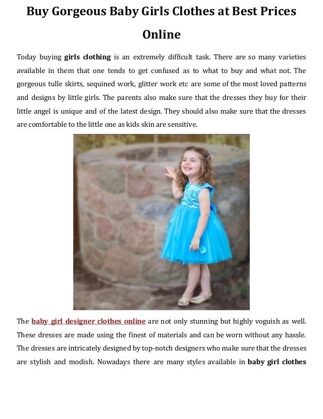 best online shopping for baby girl