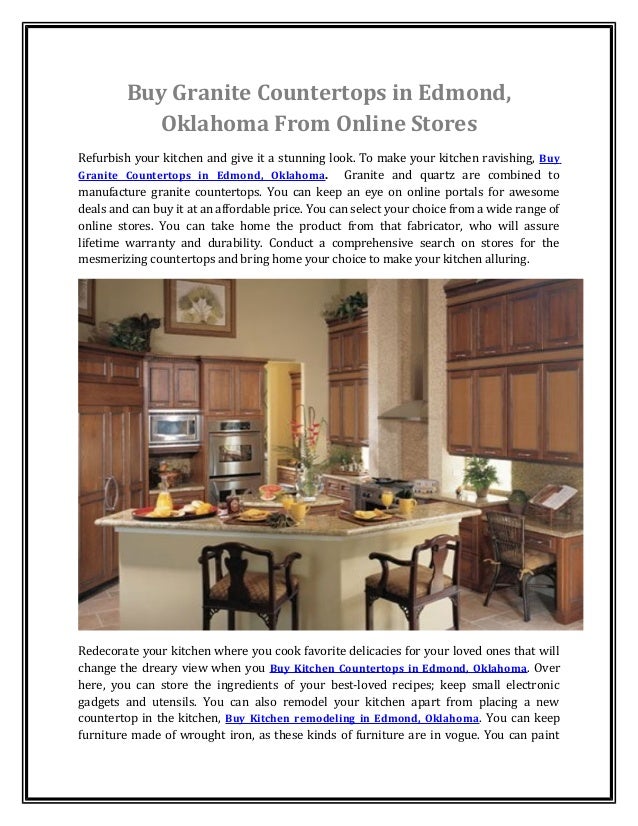 Buy Granite Countertops In Edmond Oklahoma From Online Stores