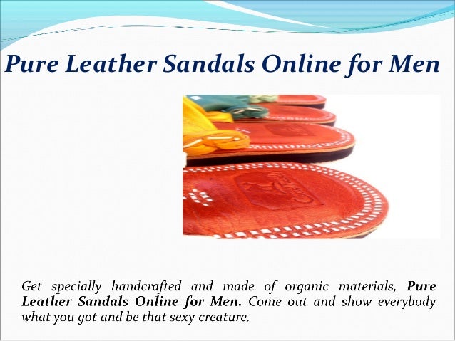 pure leather sandals online