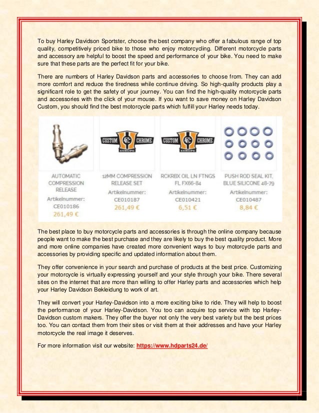 harley accessories online