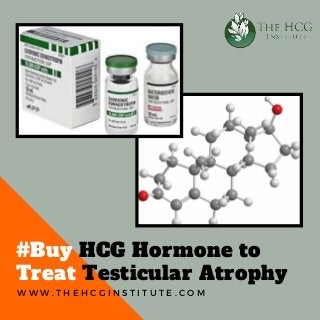#Buy HCG Hormone to
Treat Testicular Atrophy
W W W . T H E H C G I N S T I T U T E . C O M
 