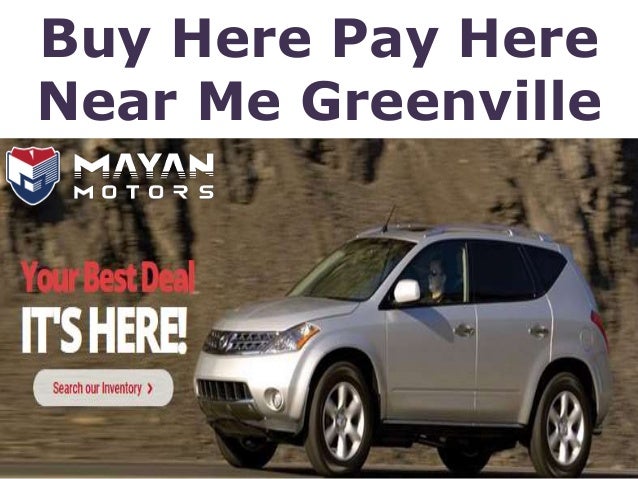 Buy Here Pay Here Near Me Greenville