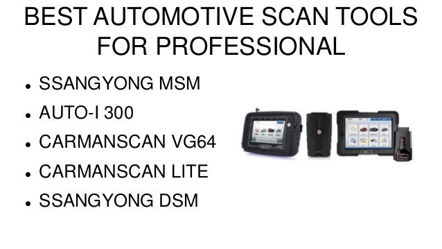 Carman scan ssangyong