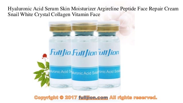 moisturizer with peptides and hyaluronic acid