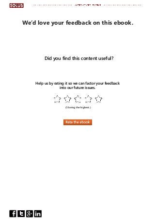 Access control solutions
We’d love your feedback on this ebook.
Did you find this content useful?
Help us by rating it so we can factor your feedback
into our future issues.
(5 being the highest.)
 