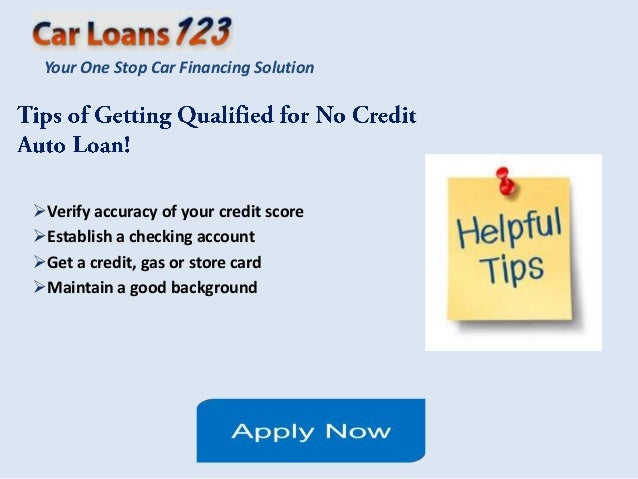 can you buy a car with no credit score