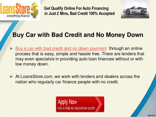 where to buy a car with no money down