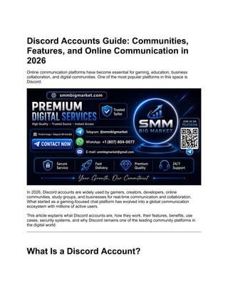 Buying Discord Account Risks Explained The Ultimate Guide in 2026.docx