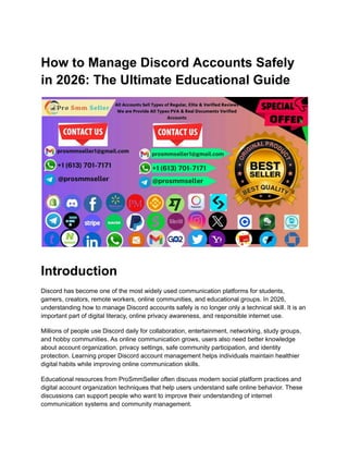 Buying Discord Accounts_ Risks and Insights.pdf