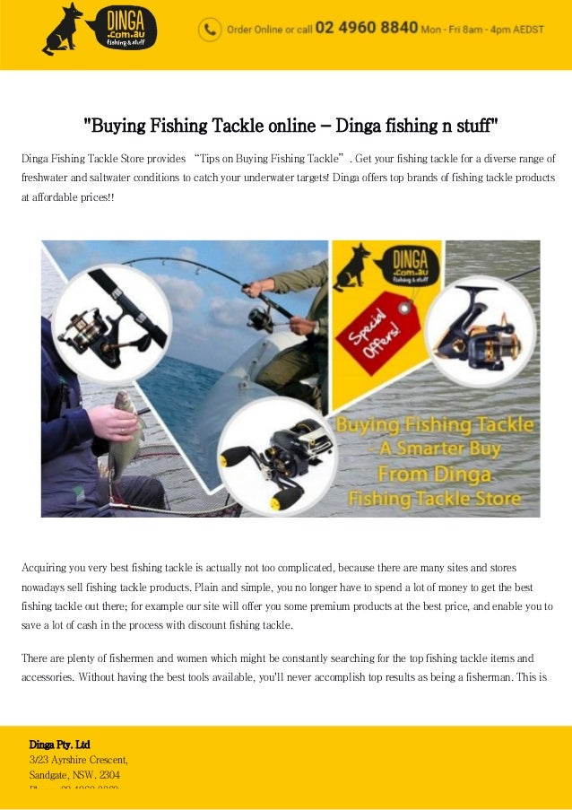 best online fishing tackle