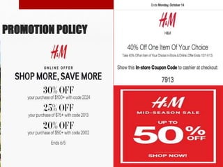 PROMOTION POLICY
 