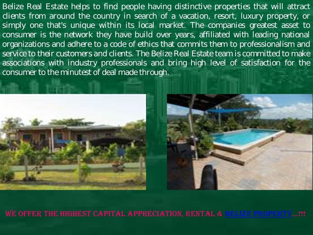 Buying property in belize with experienced and knowledgeable belize