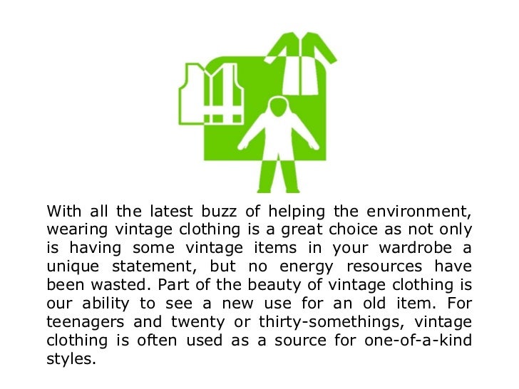 Buying Vintage Clothing Tips