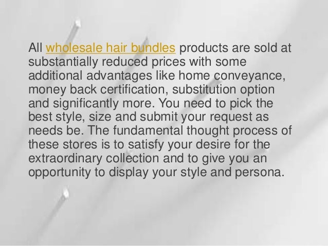 Buying Wholesale Hair Bundles Online