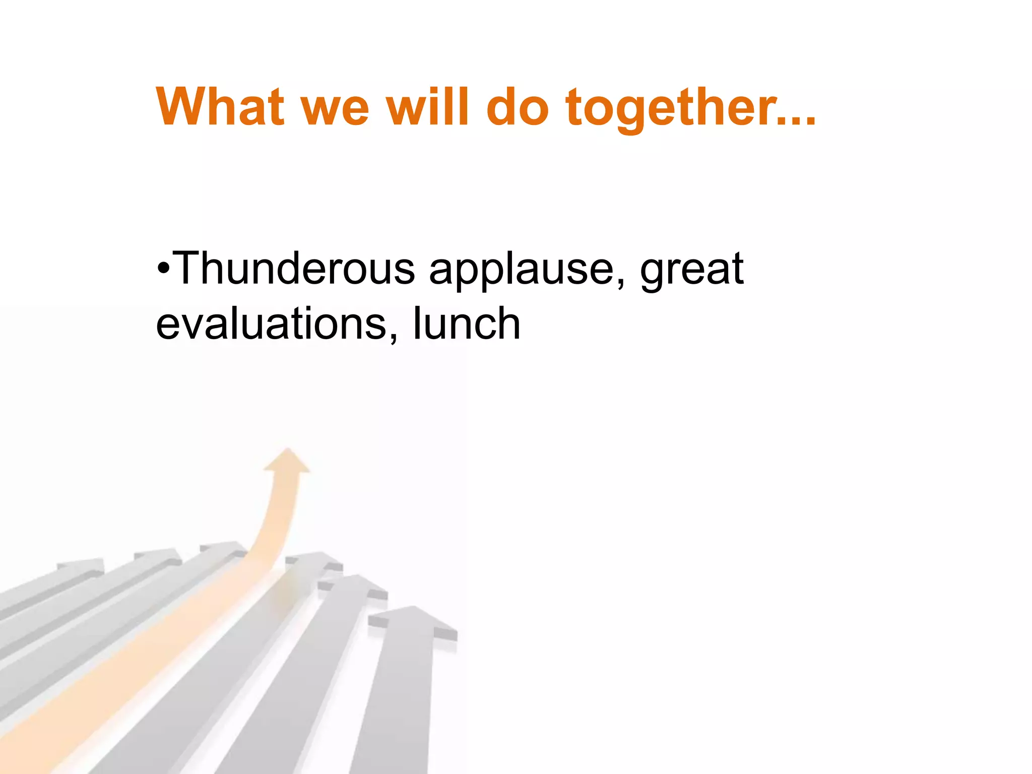  facilitate--don’t direct