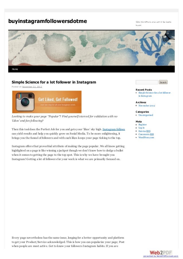 buyinstagramfollowersdotme home simple science for a lot follower in instagram - instagram followers jackpot