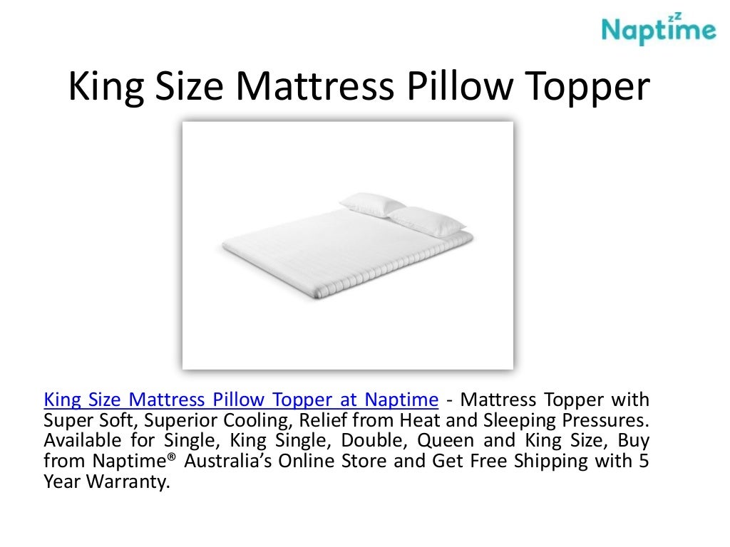 buy king size mattress topper