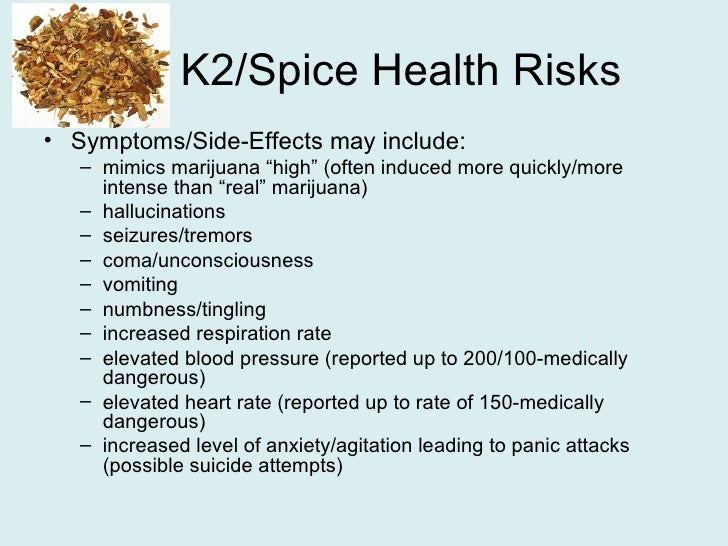 substance abuse in the 21st century spice drug effects