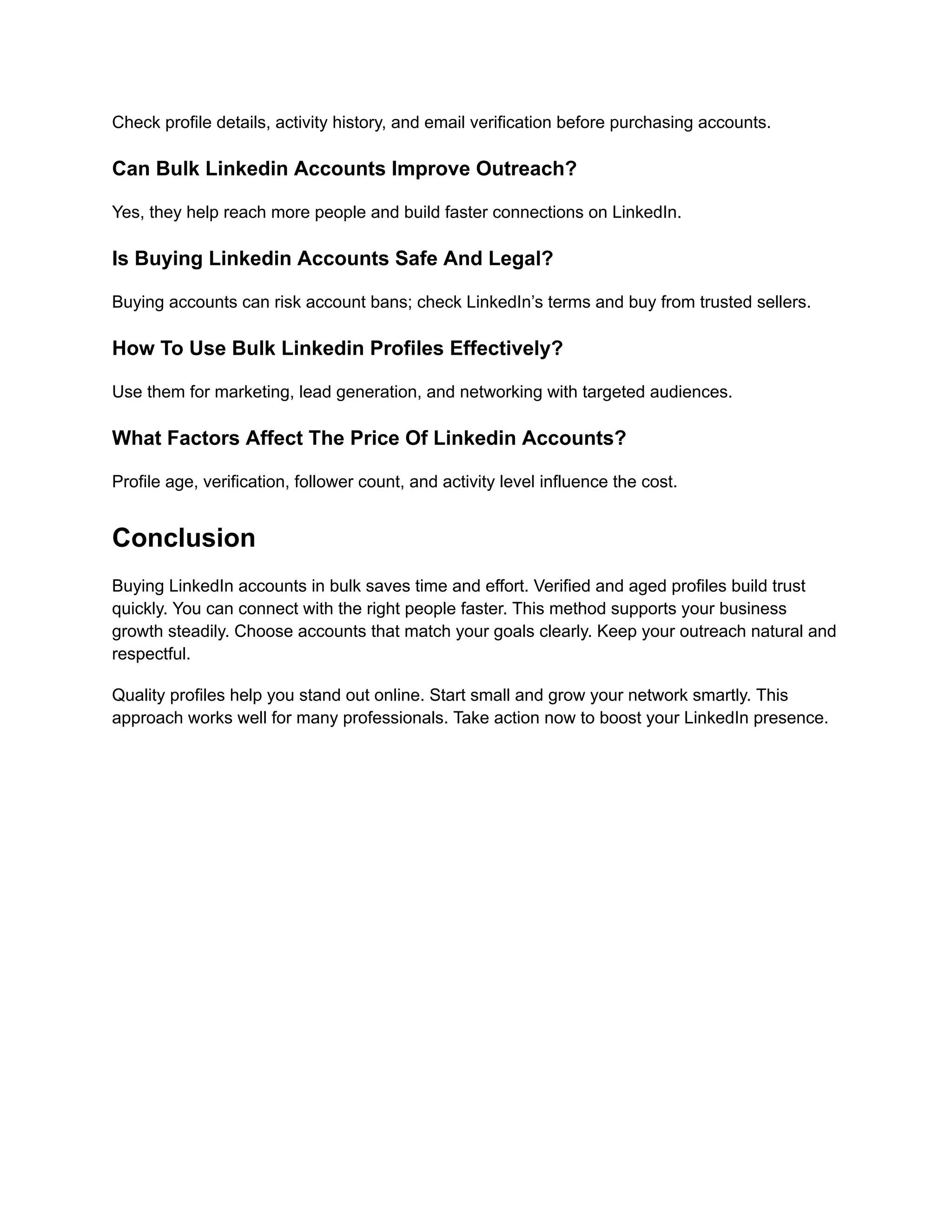 Buy Linkedin Accounts in Bulk \u2014 Verified \u0026 Aged Profiles_ Boost Sales Fast | PDF