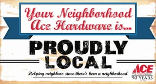 Buy Local Sign Kit - Ace Hardware