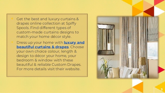 Buy Luxury Curtains Amp Drapes At Spiffy Spools